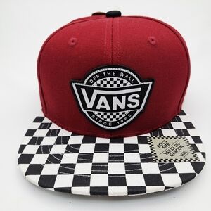 Vans Flat Bill Hat Cap Youth Snapback